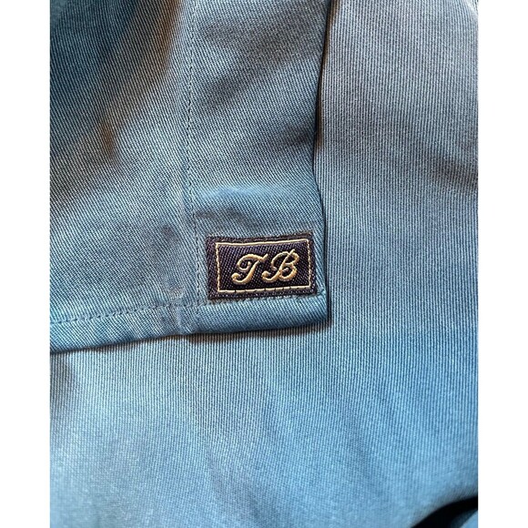 Tommy Bahama Men's Shirt Dark Teal Blue 100 Percent Silk Button Down Classic XXL - Picture 4 of 15